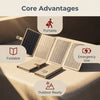 Foldable Solar Panels Portable Solar Charger for Outdoors Emergency Power
