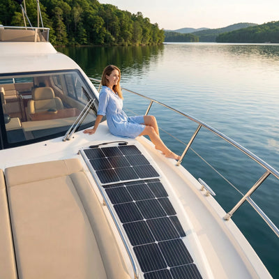 High-Efficiency Flexible Solar Panel 100w-545w with MC4 Connector – Ideal for Curved Surfaces