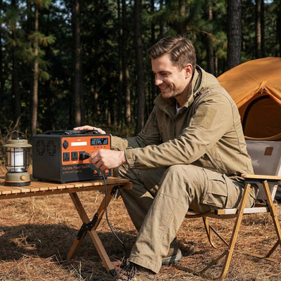Outdoor Camping Home Backup Portable Power Station 1500W Multi-Port