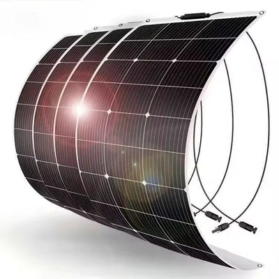 High-Efficiency Flexible Solar Panel 100w-545w with MC4 Connector – Ideal for Curved Surfaces