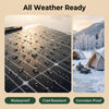 High-Efficiency Flexible Solar Panel 100w-545w with MC4 Connector – Ideal for Curved Surfaces