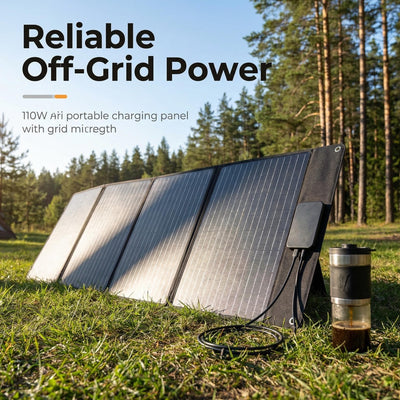 Foldable Solar Panels Portable Solar Charger - Anytime Anywhere Power