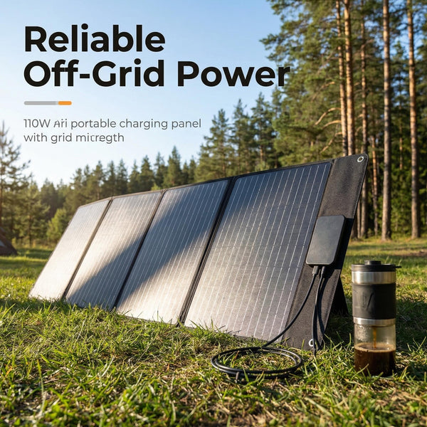 Foldable Solar Panels Portable Solar Charger - Anytime Anywhere Power