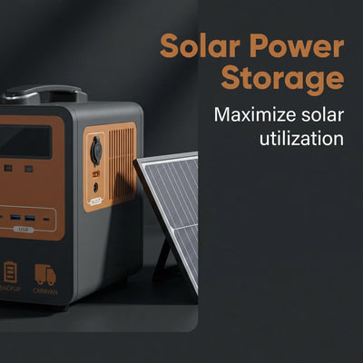 Outdoor Camping Home Backup Portable Power Station 1500W Multi-Port